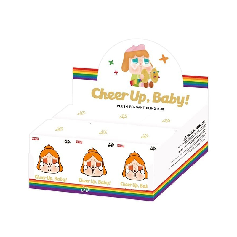 Pop Mart Crybaby Cheer Up Baby 系列 - 毛絨掛件盲盒 哭娃
