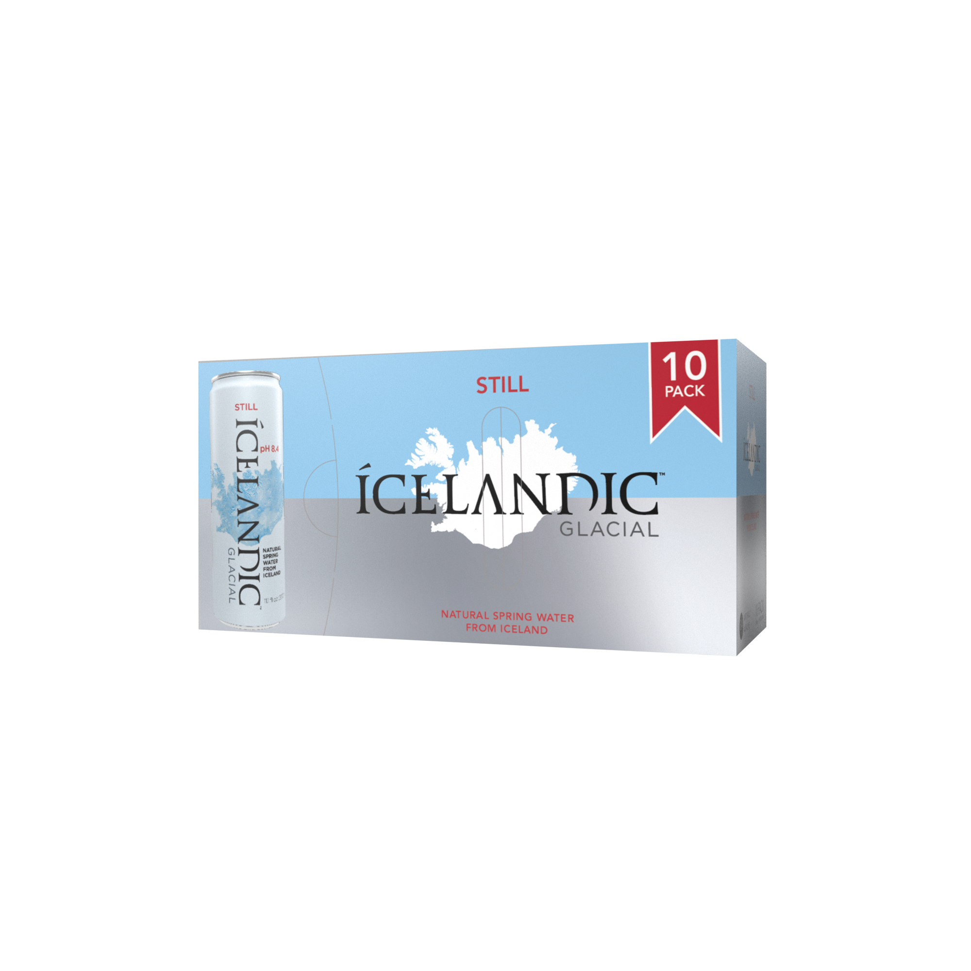 冰島冰川純淨水 - 鋁罐 10入/箱