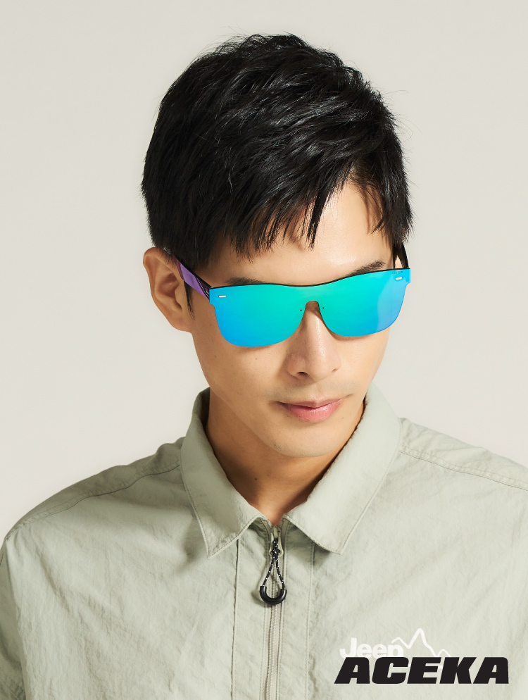 MODERN 璀璨流光時尚太陽眼鏡 (極光綠)