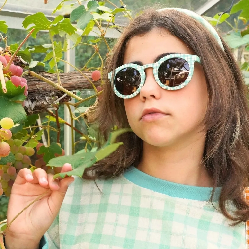 〖 Grech&Co. 〗格紋青V3偏光太陽眼鏡