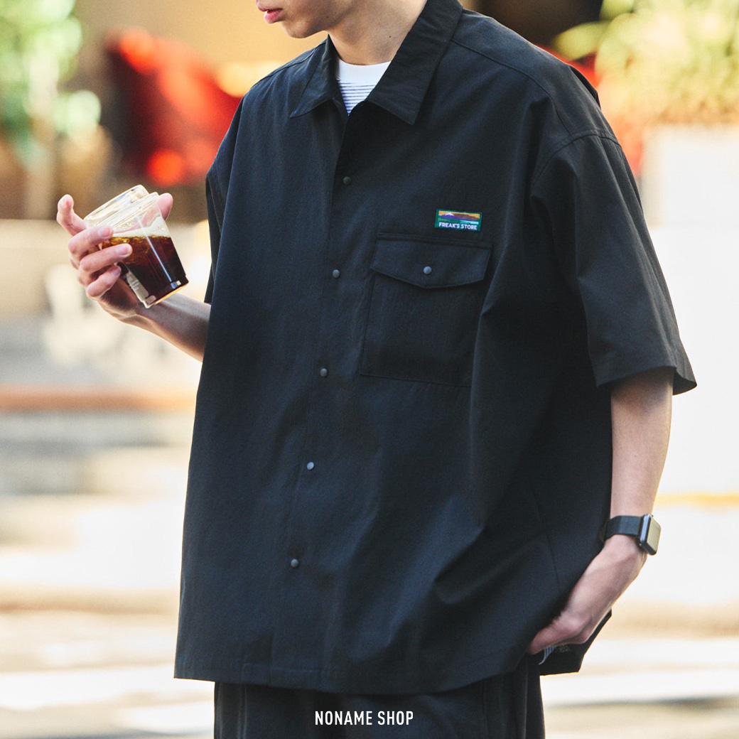 FREAK'S STORE AiRide 寬鬆 口袋 短袖 襯衫 七色 (男款)