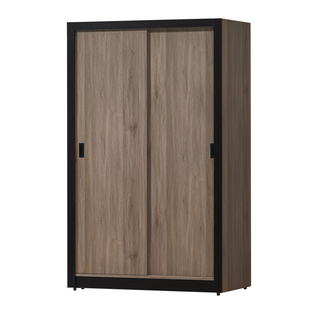 溫森4.1尺工業風推門/拉門衣櫃