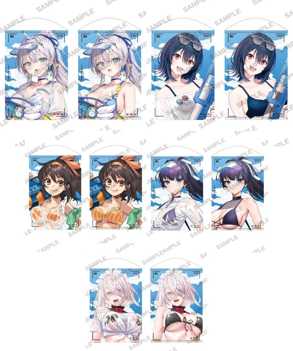 預購-Sneaker文庫 閃耀心動水花遊行 可翻面B2掛軸 系列 【日本進口精品】