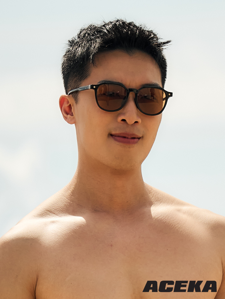 MODERN 韓潮琥珀橙時尚太陽眼鏡