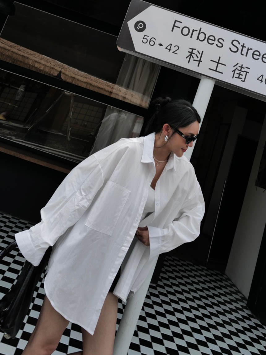 四季百搭素面襯衫*3色