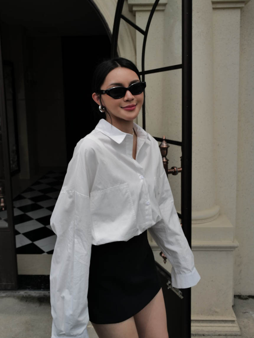 四季百搭素面襯衫*3色