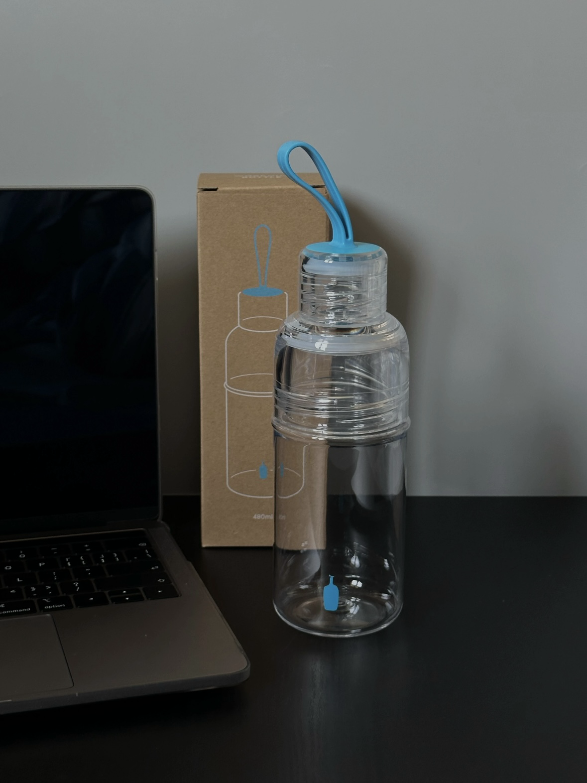 Blue Bottle coffee 480ml 手提水壺 簡約 透明