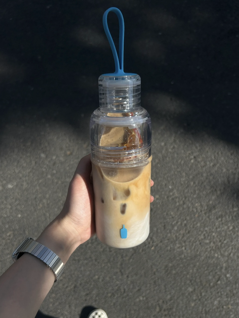 Blue Bottle coffee 480ml 手提水壺 簡約 透明