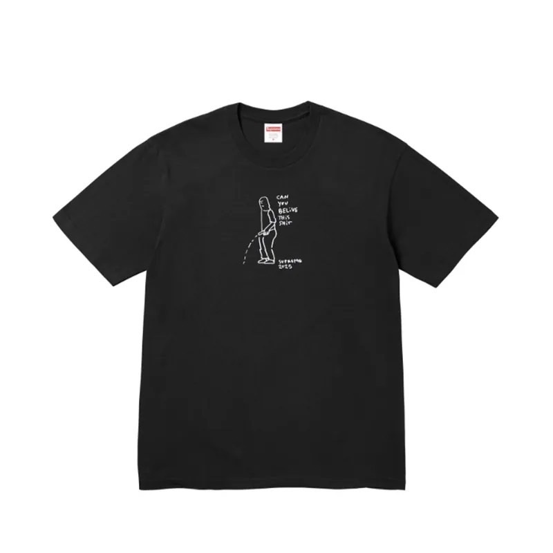 Supreme Piss Tee Black 尿尿小童 小便 短袖 黑色 白色