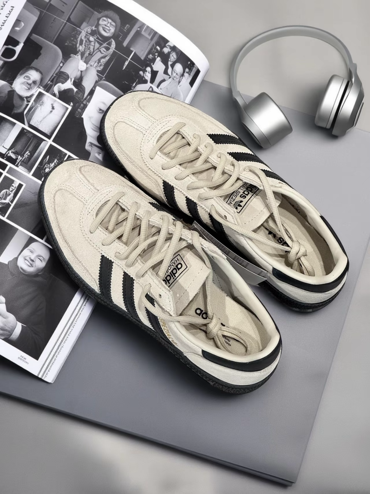 Adidas Handball Spezial 麂皮 黑白 德訓鞋 JR3667