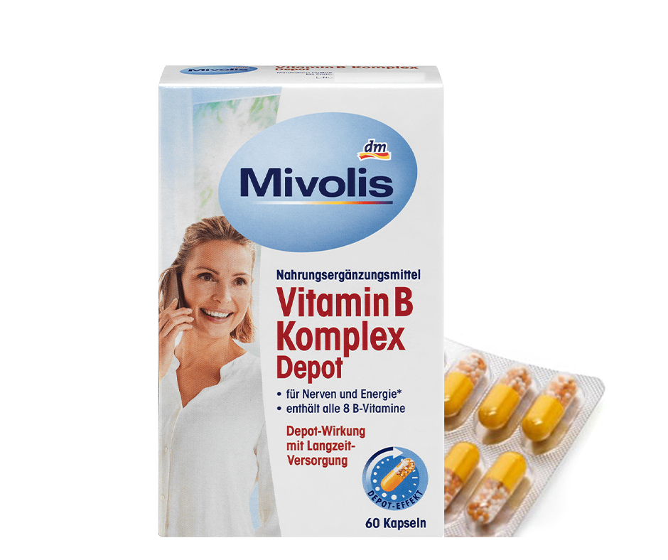 德國Mivolis維他命B群膠囊 60顆