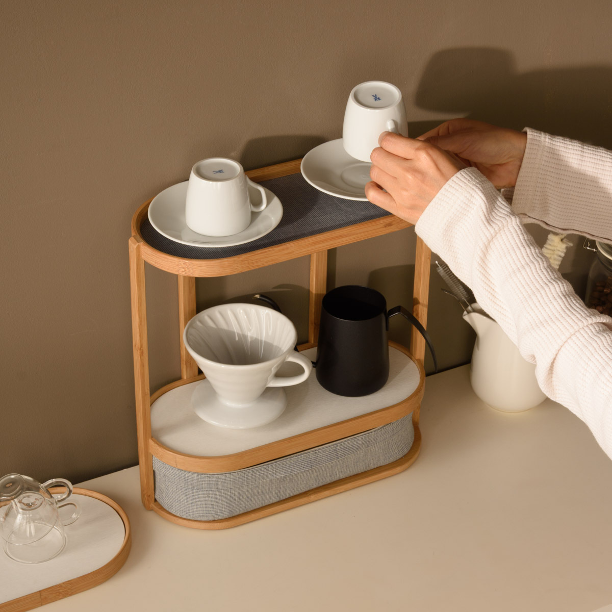 TRIVI 咖啡雙層置物架