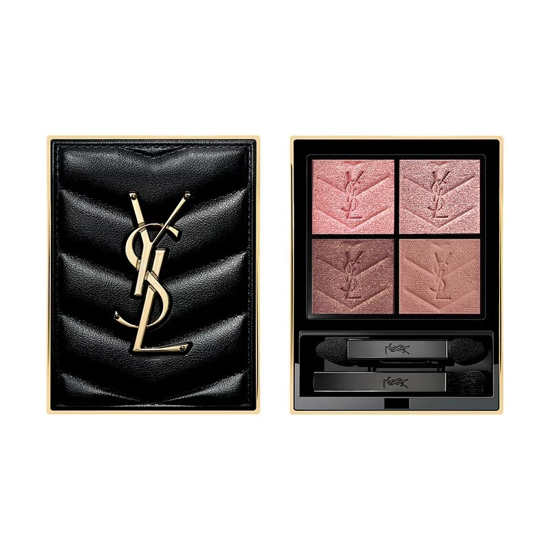 YSL Beauty 高訂皮革四色眼影盒 #400 Babylone Roses