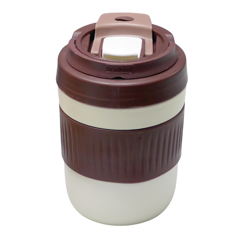 日本AKI 高顏值ins風隨行400ML水杯玻璃杯 便攜可愛吸管杯咖啡杯 A0007