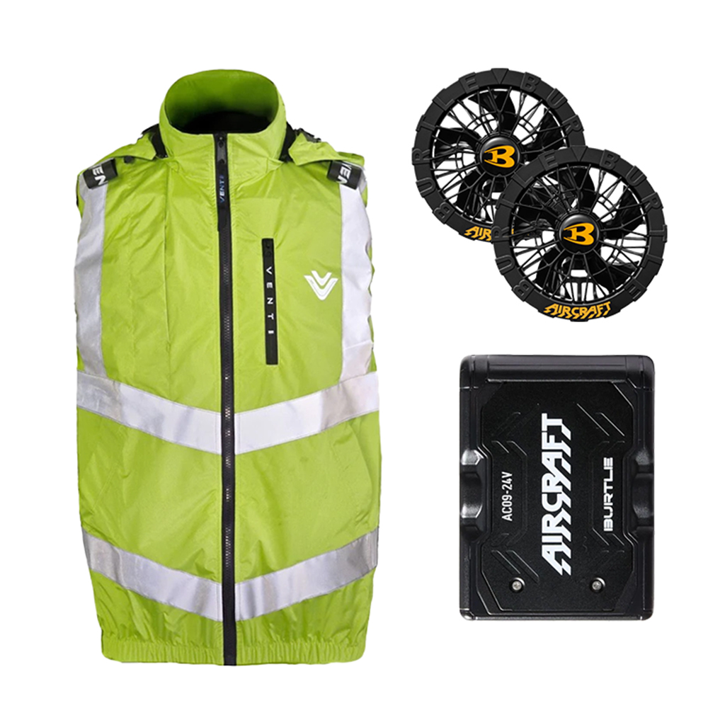 風神 SA2-RFV 3M反光背心空調服 風扇衣