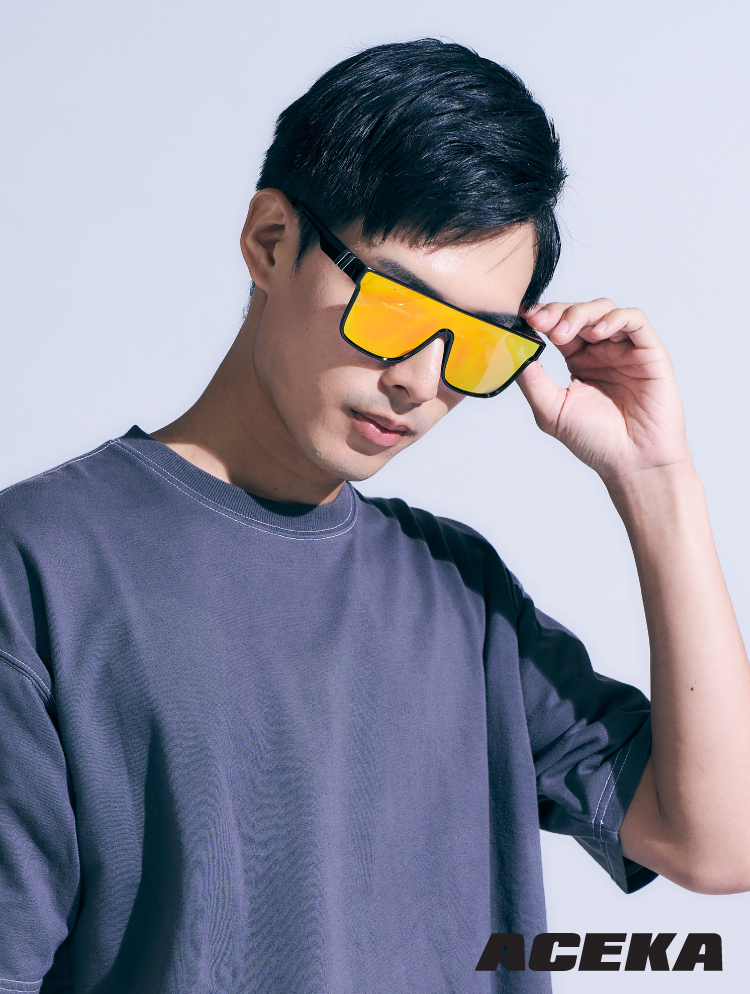 TRENDY  赤影橘運動太陽眼鏡