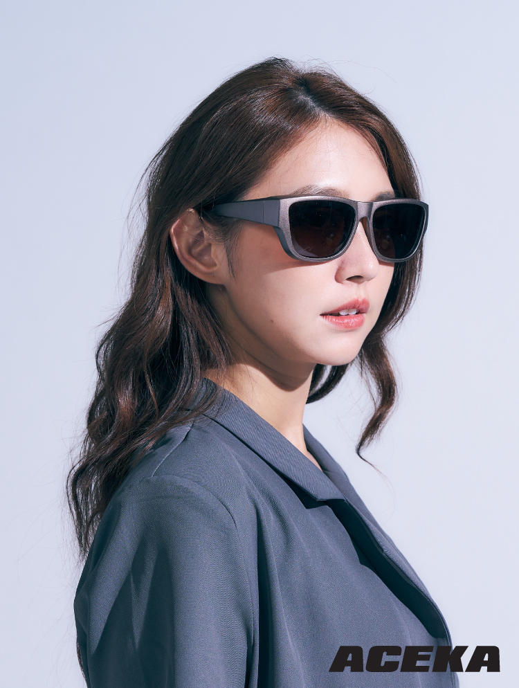 TRENDY 棕曜曦光全罩式偏光墨鏡(包覆式套鏡)