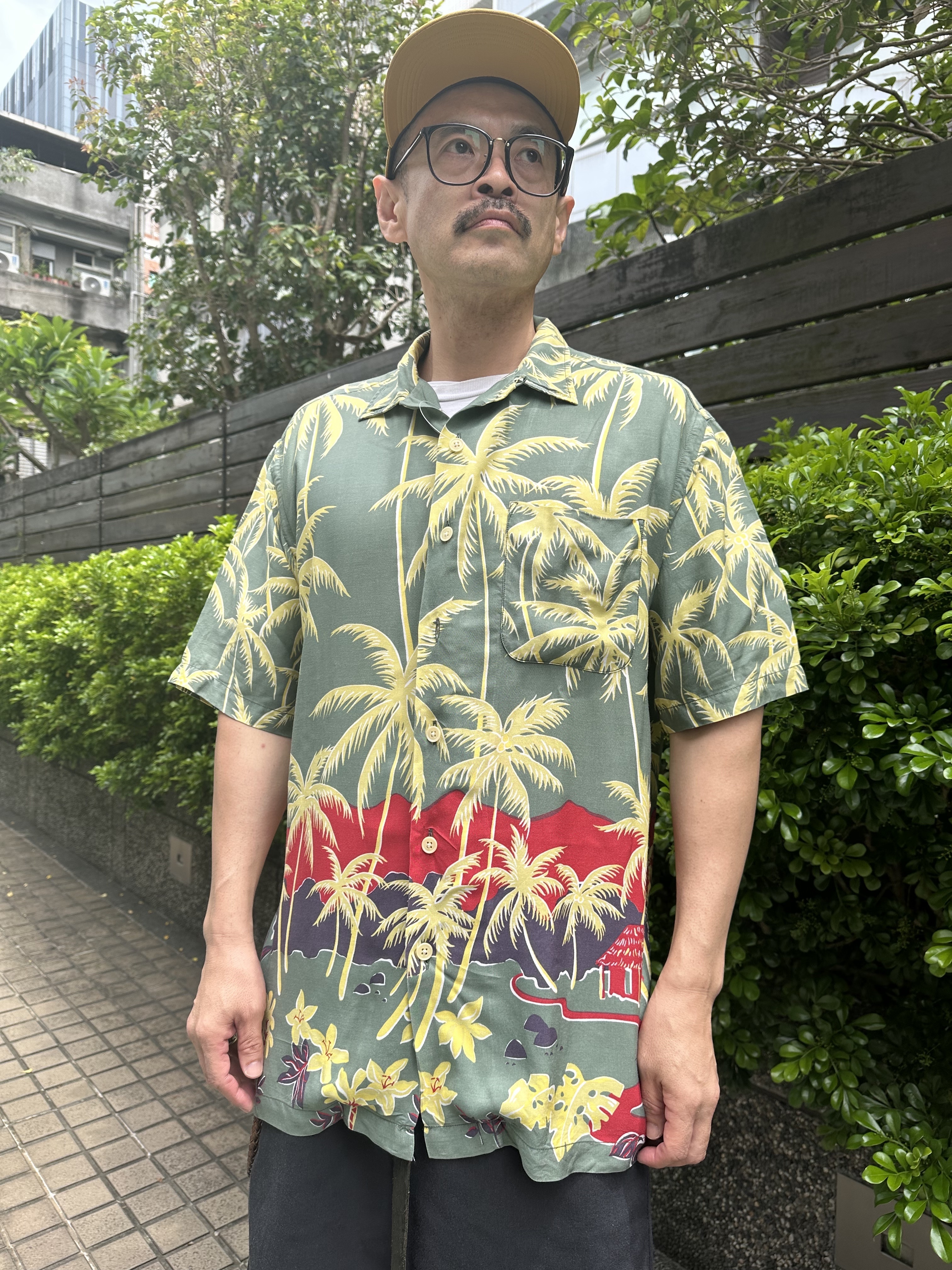 90s POLO SPORTRayon Hawaiian Shirt