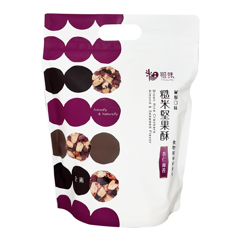 粗味 糙米堅果酥-杏仁海苔128g [食用日期︰20/4/2026]