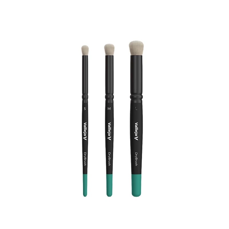 Vallejo Dry Brush Set (Small - Medium - Large)