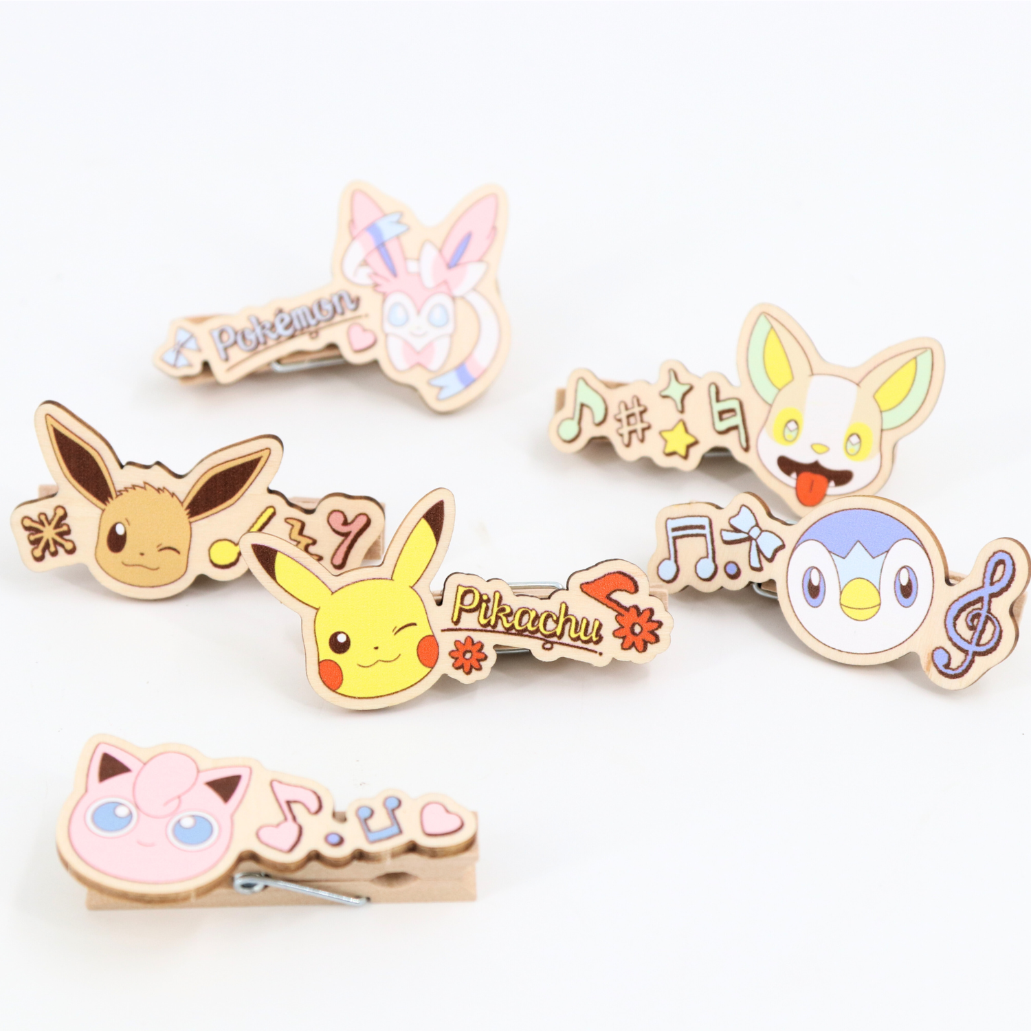 Pokémon Wooden Clip - Pokémon