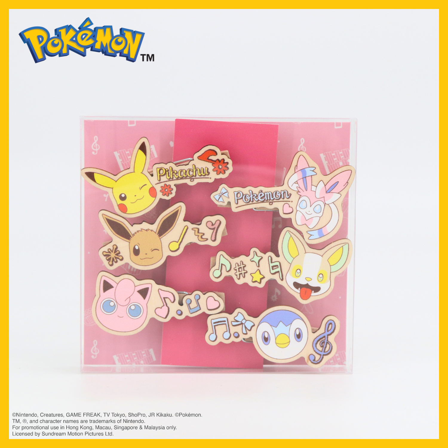 Pokémon Wooden Clip - Pokémon