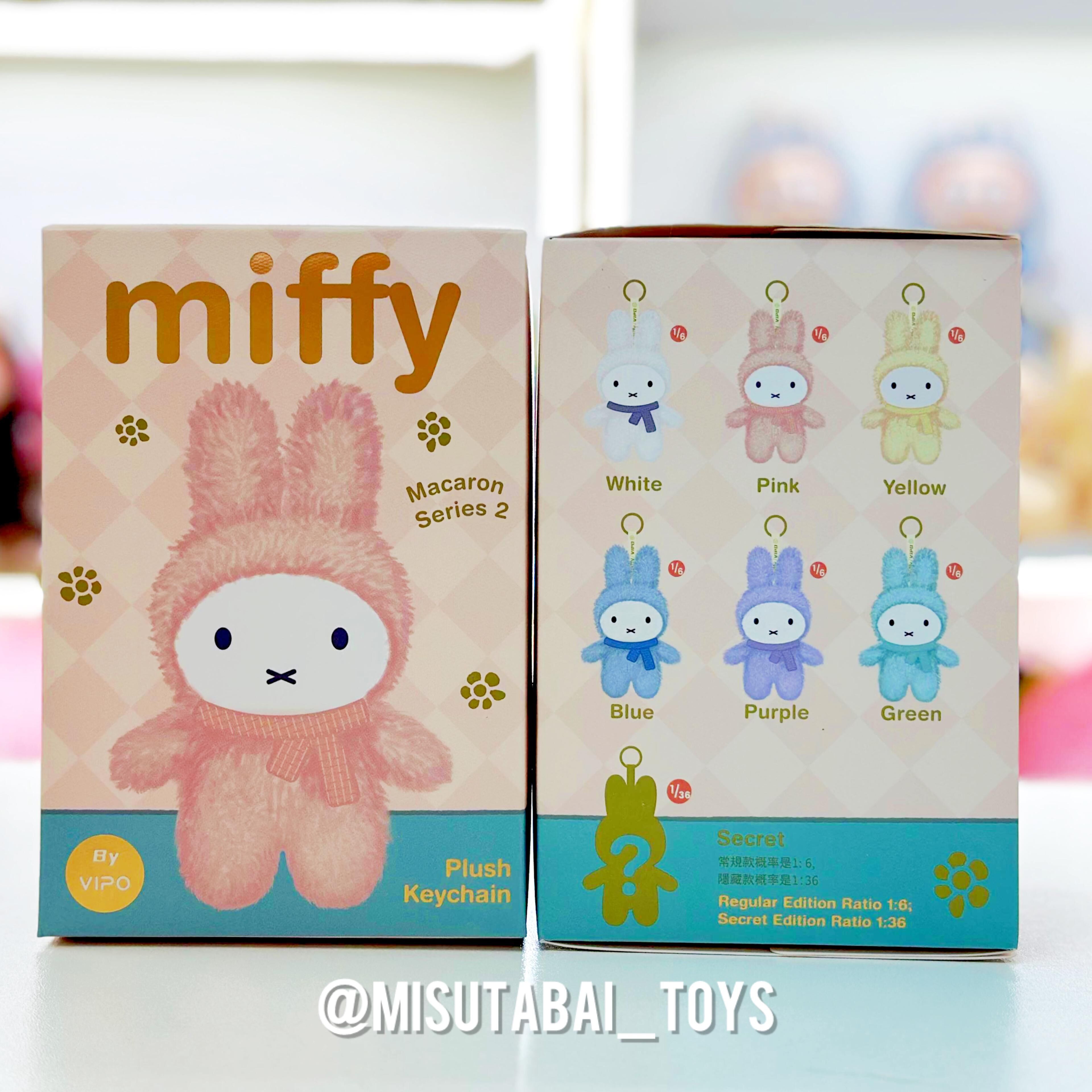 Miffy Standing Plush Macaron Series Blind Box Series 2 (VIPO)