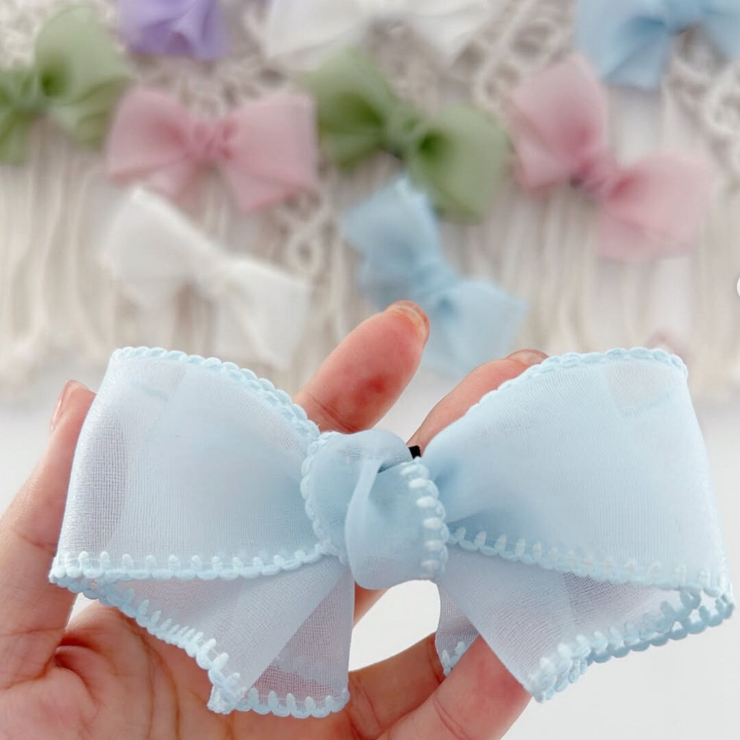 澳洲 LAYIN 手工蝴蝶結髮飾(蕾絲款)