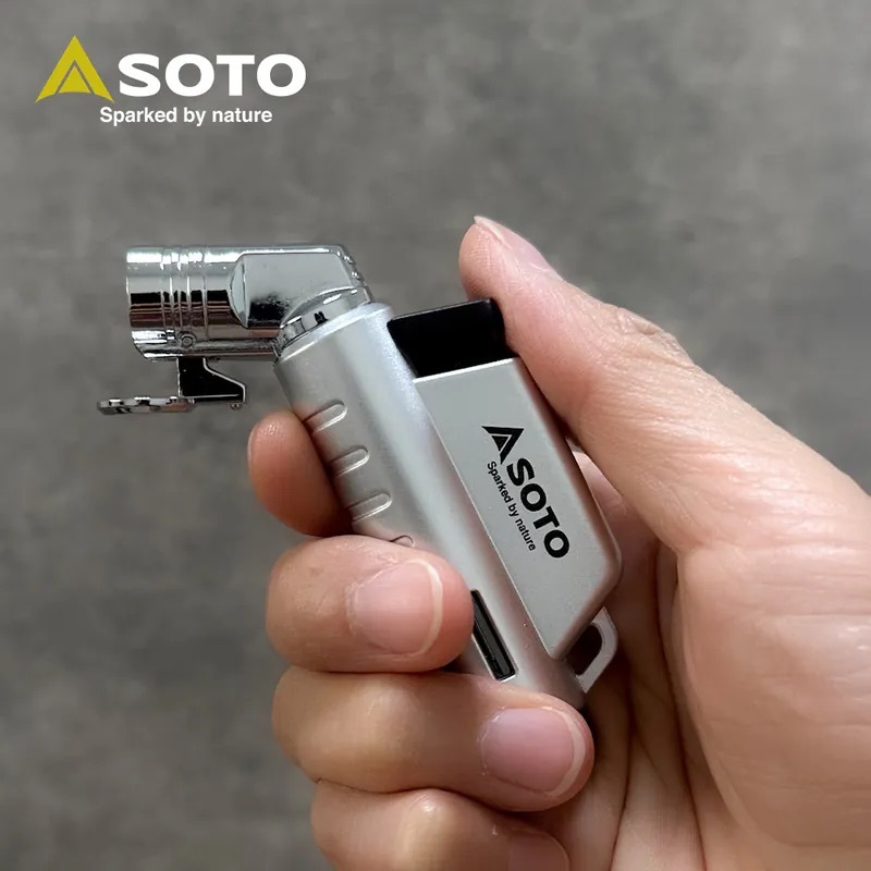 日本SOTO L型填充式掌中點火器(星燦銀/月耀金) ST-A486限定系列