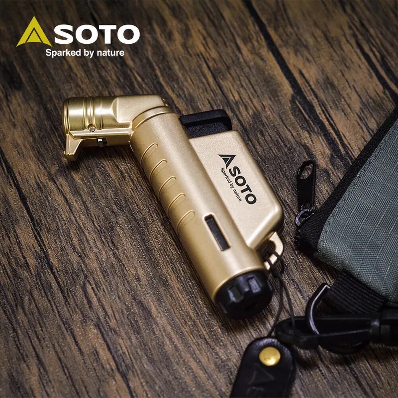 日本SOTO L型填充式掌中點火器(星燦銀/月耀金) ST-A486限定系列