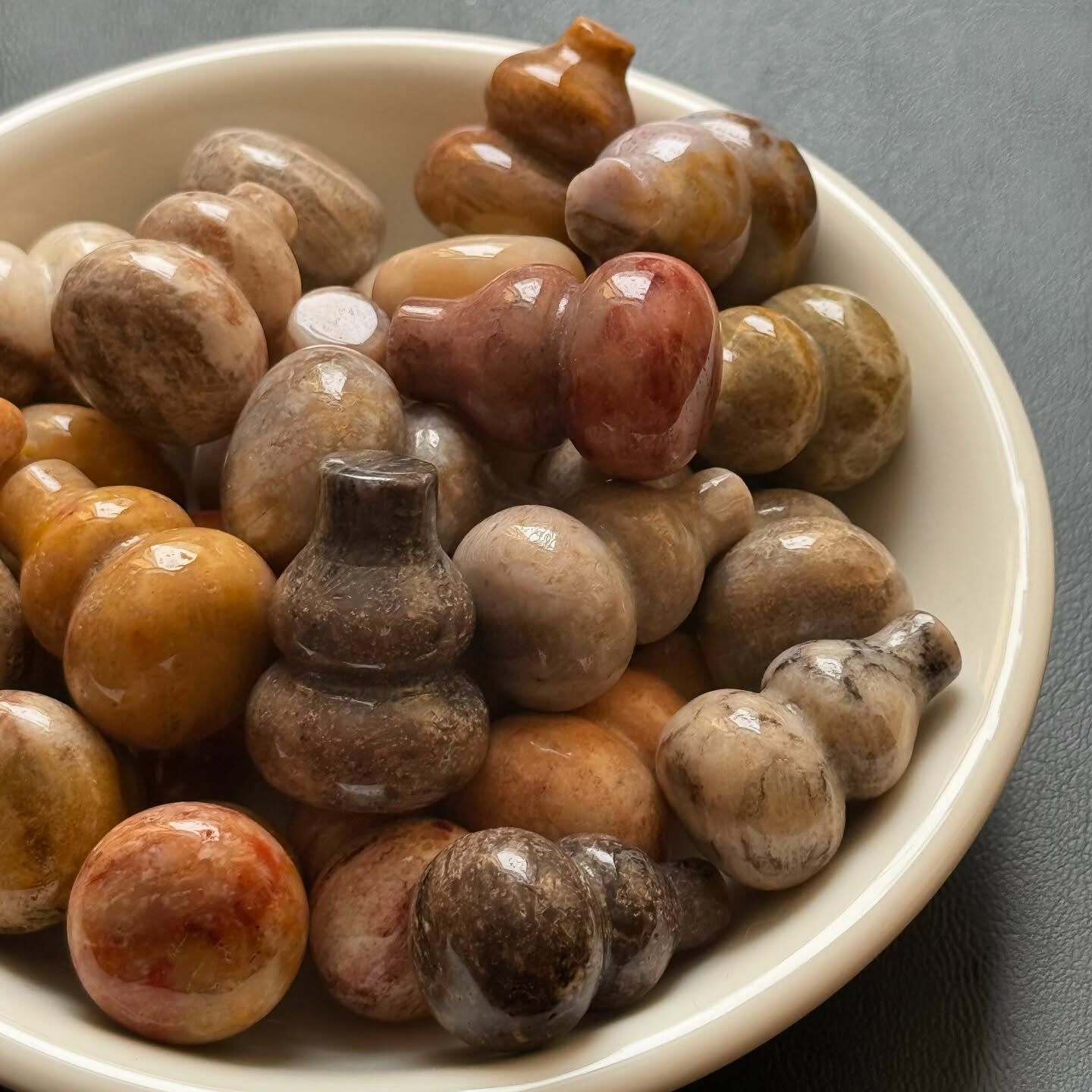 [原石] 珊瑚玉 小葫蘆