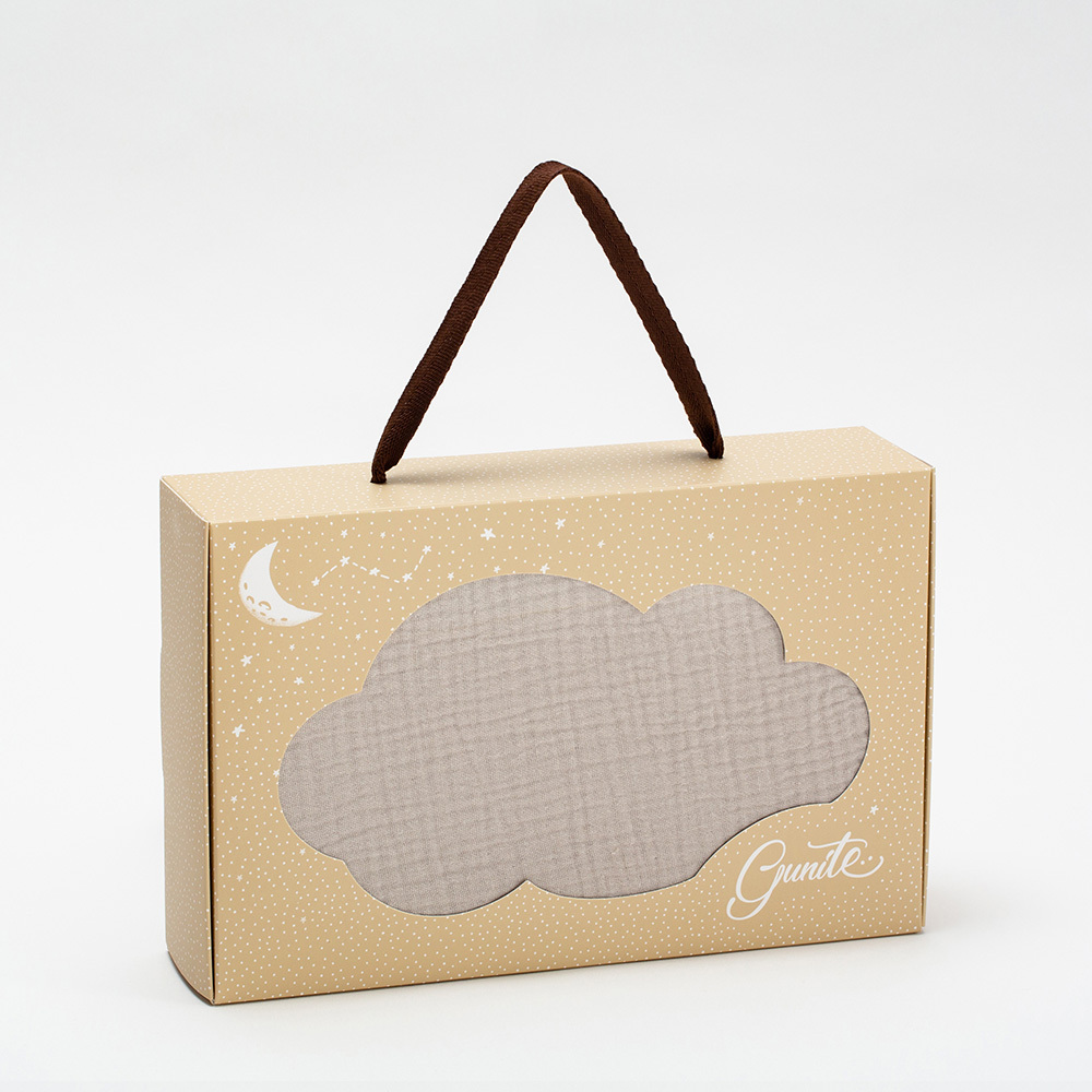 gunite 極緻棉柔美系列-紗布蓋毯 | 透氣快乾80x100cm｜品味灰