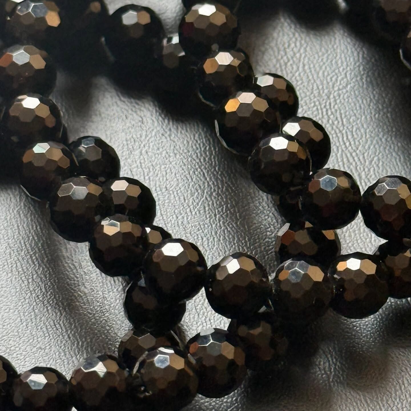 [原石] 黑尖晶石 水晶手串