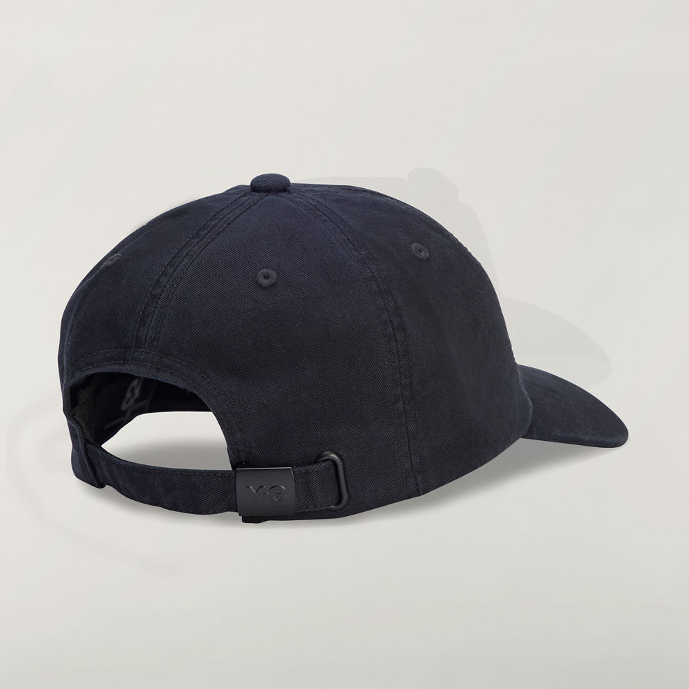 【 Y-3 GRAPHIC CAP 日式墨染棒球帽 - 黑 】