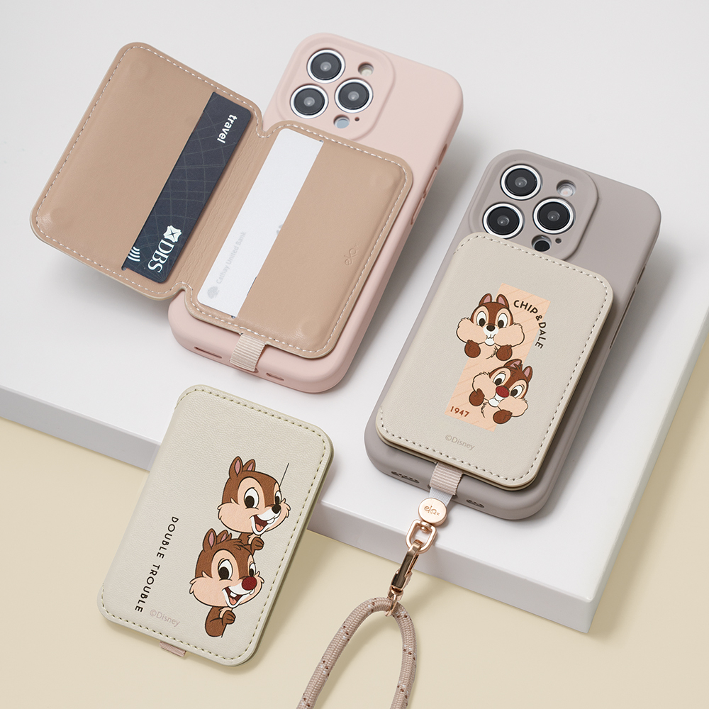 米奇好朋友-磁吸防丟手機卡夾【正版授權】