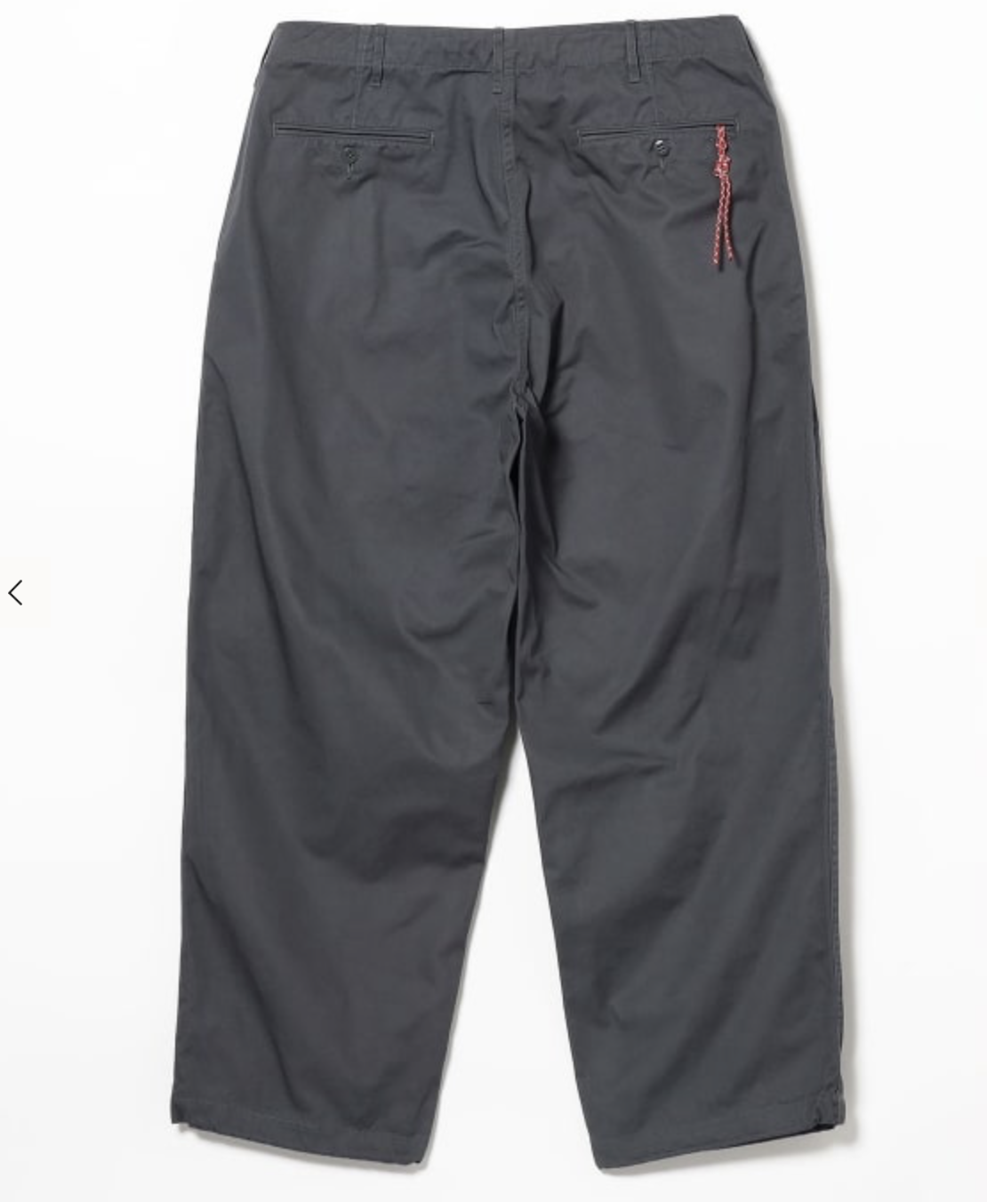 【BEAMS JAPAN】小紅繩CHINO寬褲3色（非雙打褶款）