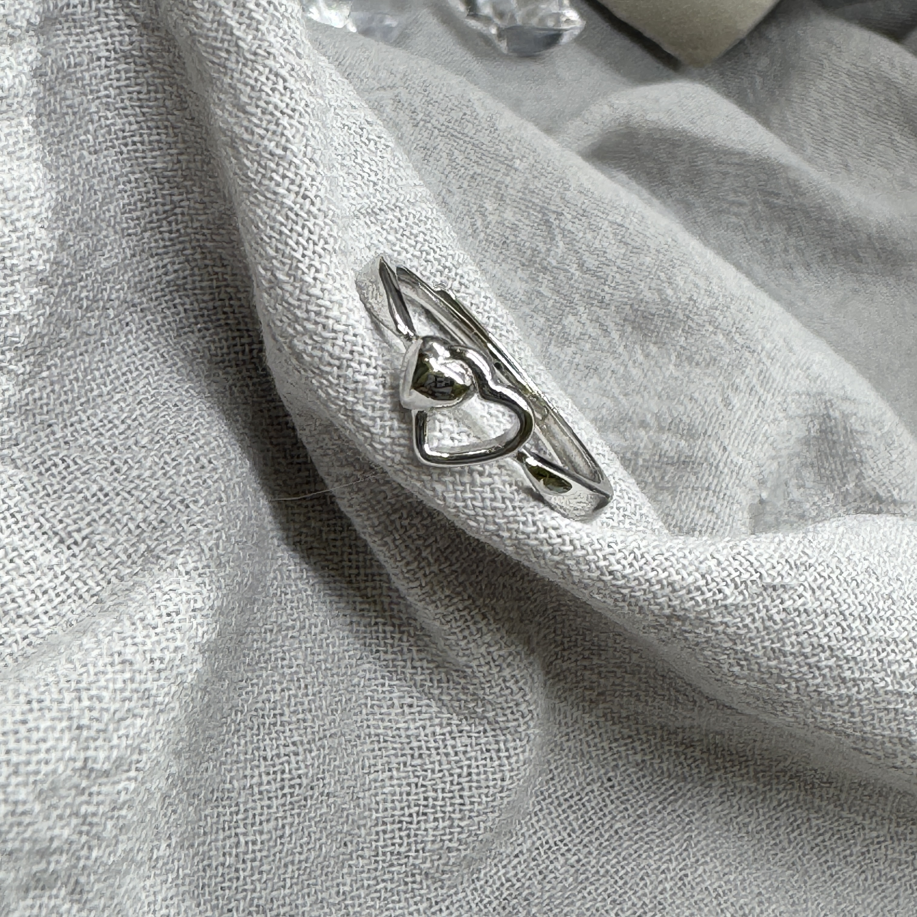 心心相映 - 純銀戒指