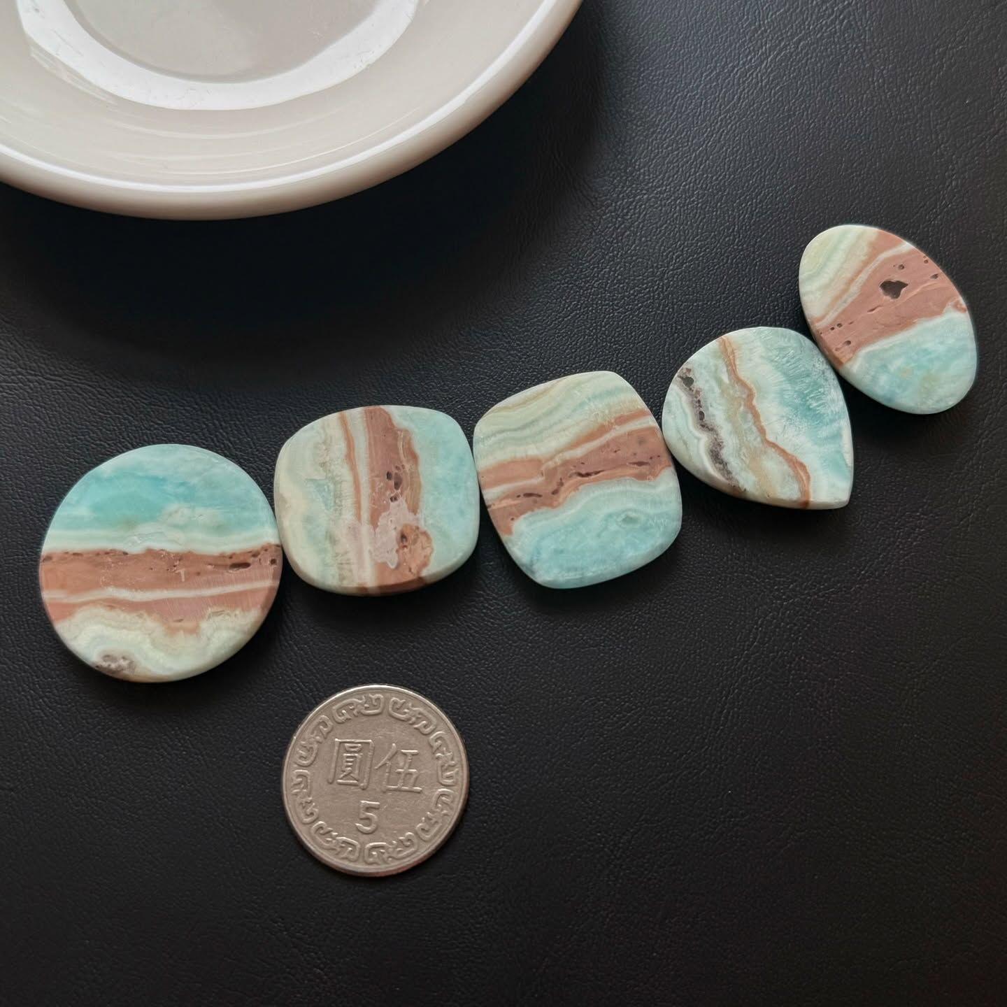 [原石] 加勒比方解石 水晶蛋面