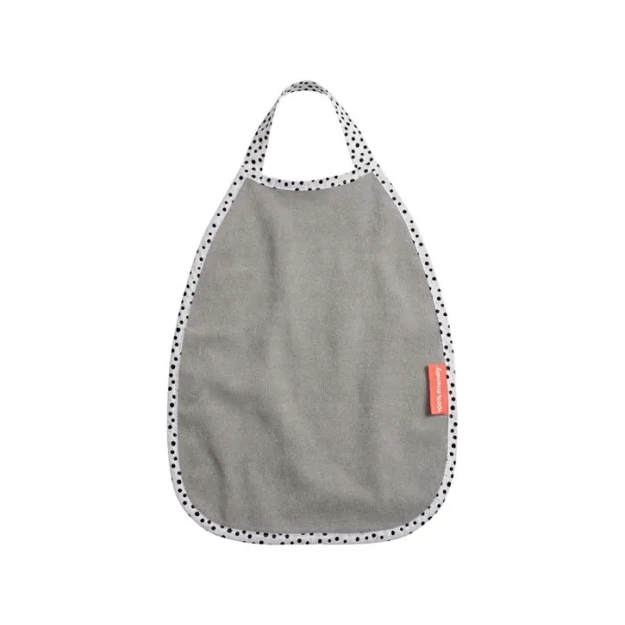 Done by Deer - 套頭式口水肩 Happy dots灰色