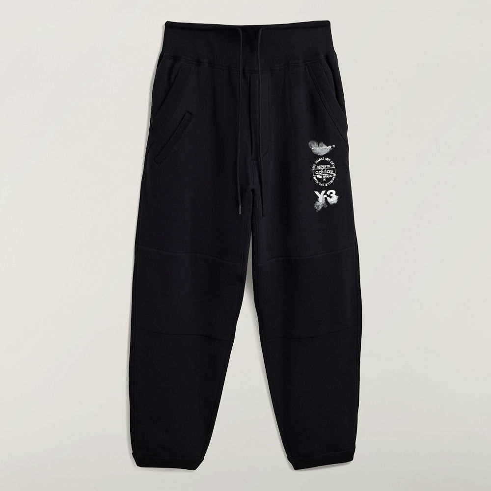 【 Y-3 CUFFED TRACK PANT 日式墨染長褲 - 黑 】