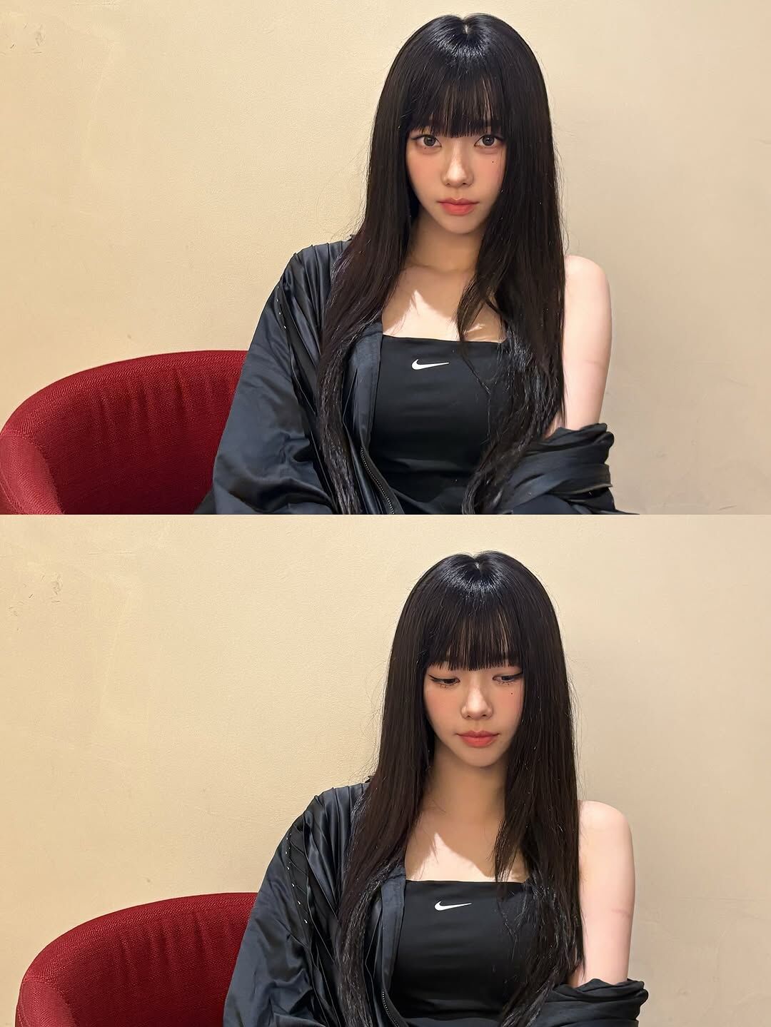 NIKE Sportswear Chill Knit 吊帶背心 細肩帶 小可愛 微短版 圓領 女款 KARINA同款 劉知珉 黑色 FN3686-010 奶油白 FN3686-133 / 調貨