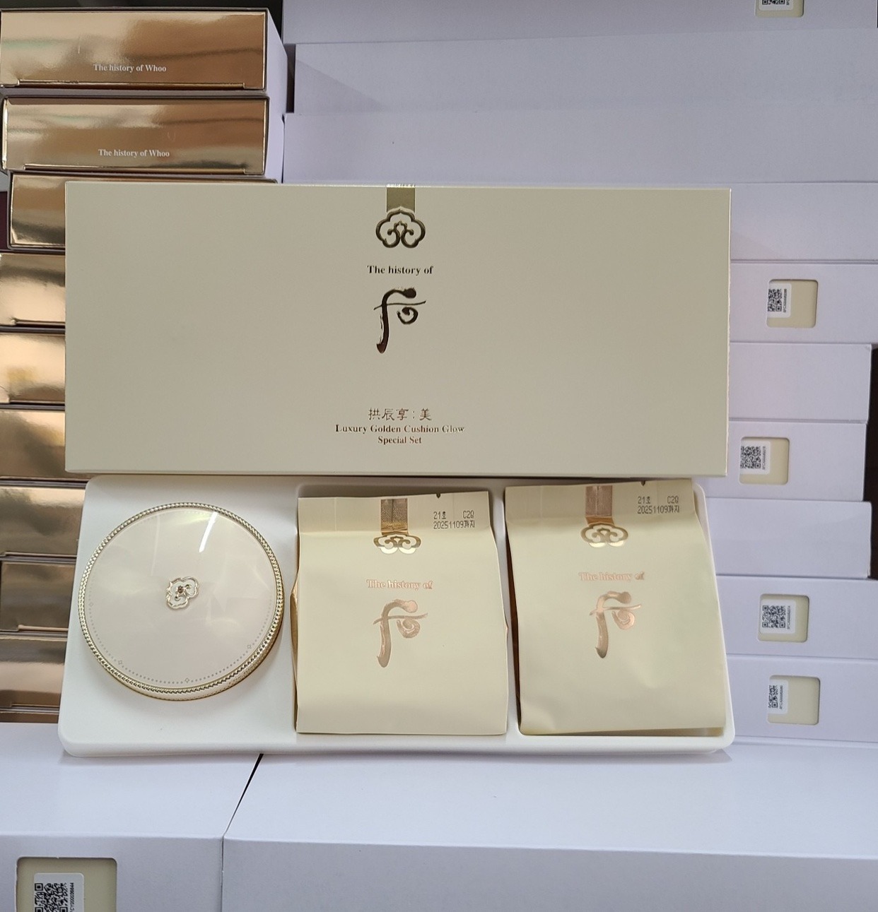 【直播】AKR080602 The Whoo 后 拱辰享美黃金氣墊套盒 (#21號色)