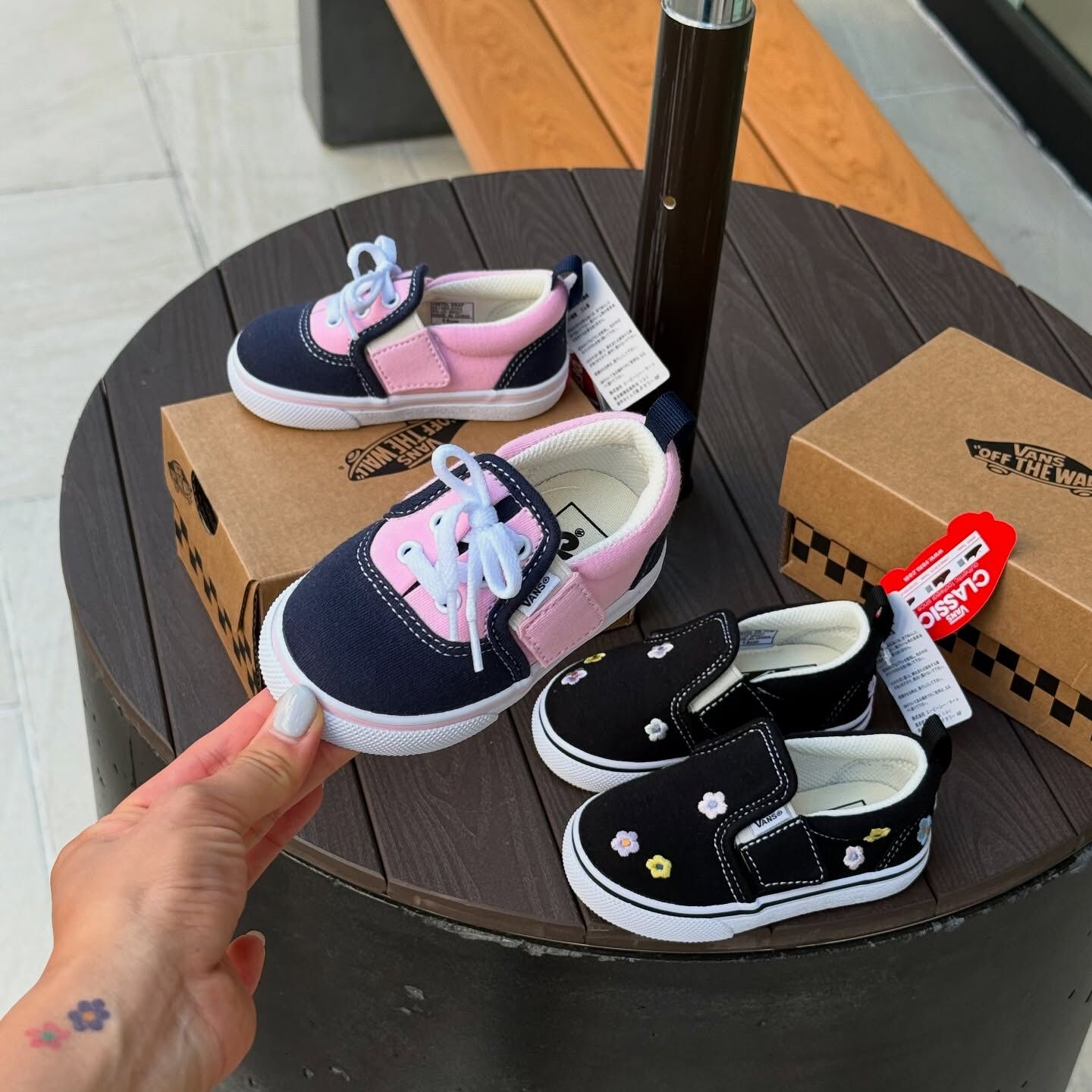 Vans Slip On ERAP 日本新發售 摩卡 粉藍 好穿脫 小童 童鞋 V98TDLERAP