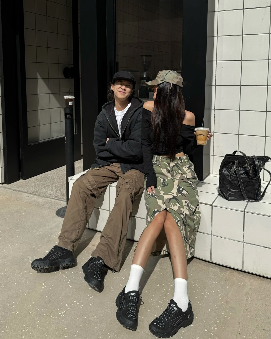 ASICS GEL-PICKAX  日蝕黑 登山戶外運動功能鞋