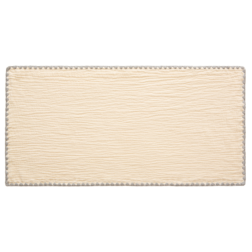 gunite 極緻棉柔美系列-紗布嬰兒枕頭巾｜透氣快乾30x65cm｜品味米