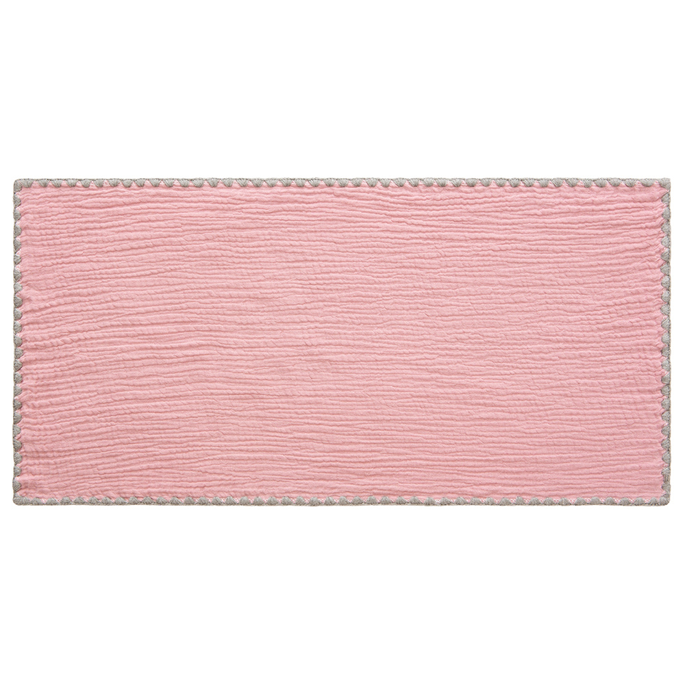 gunite 極緻棉柔美系列-紗布嬰兒枕頭巾｜透氣快乾30x65cm｜品味藕