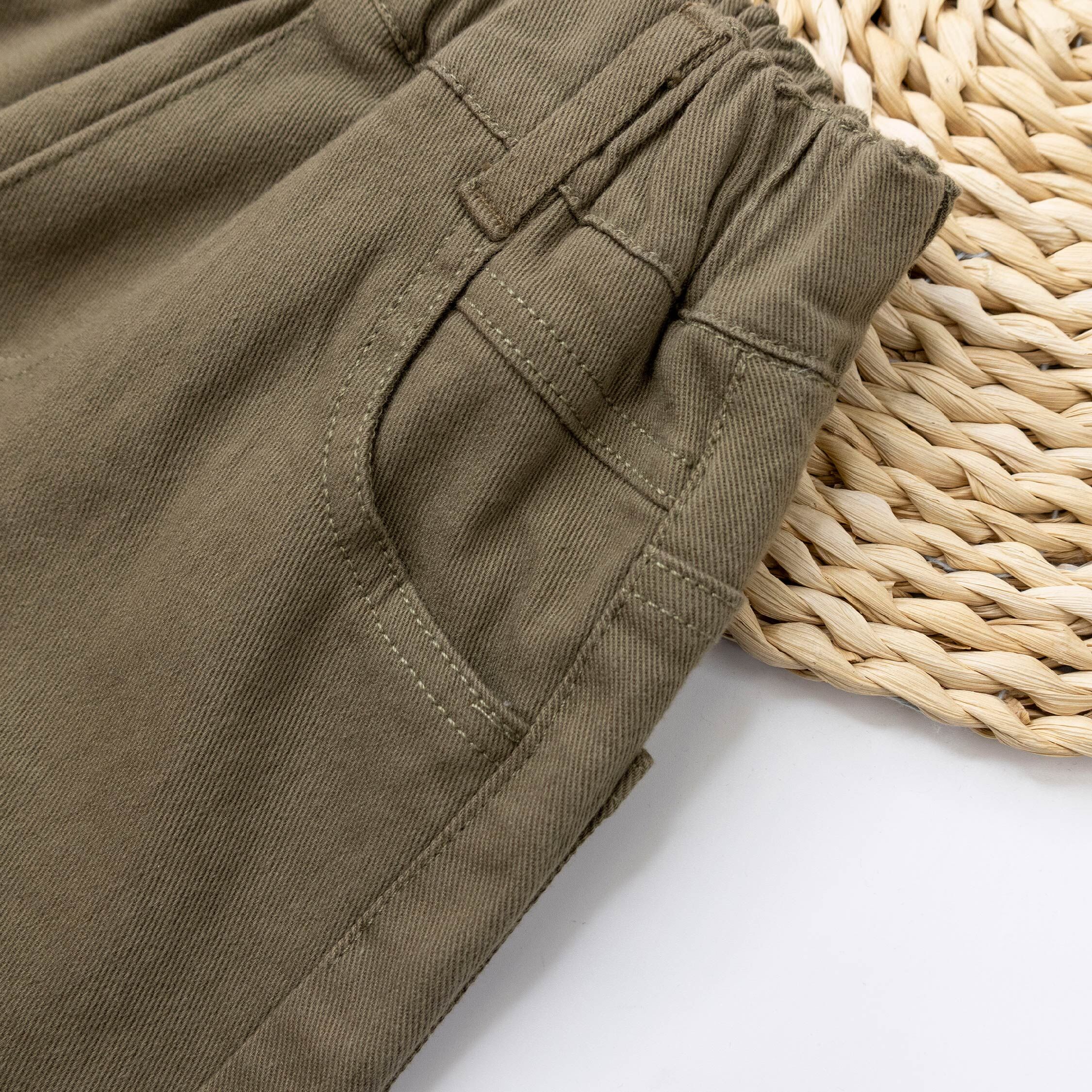 【H50901】抹茶巧克力百搭A字褲裙