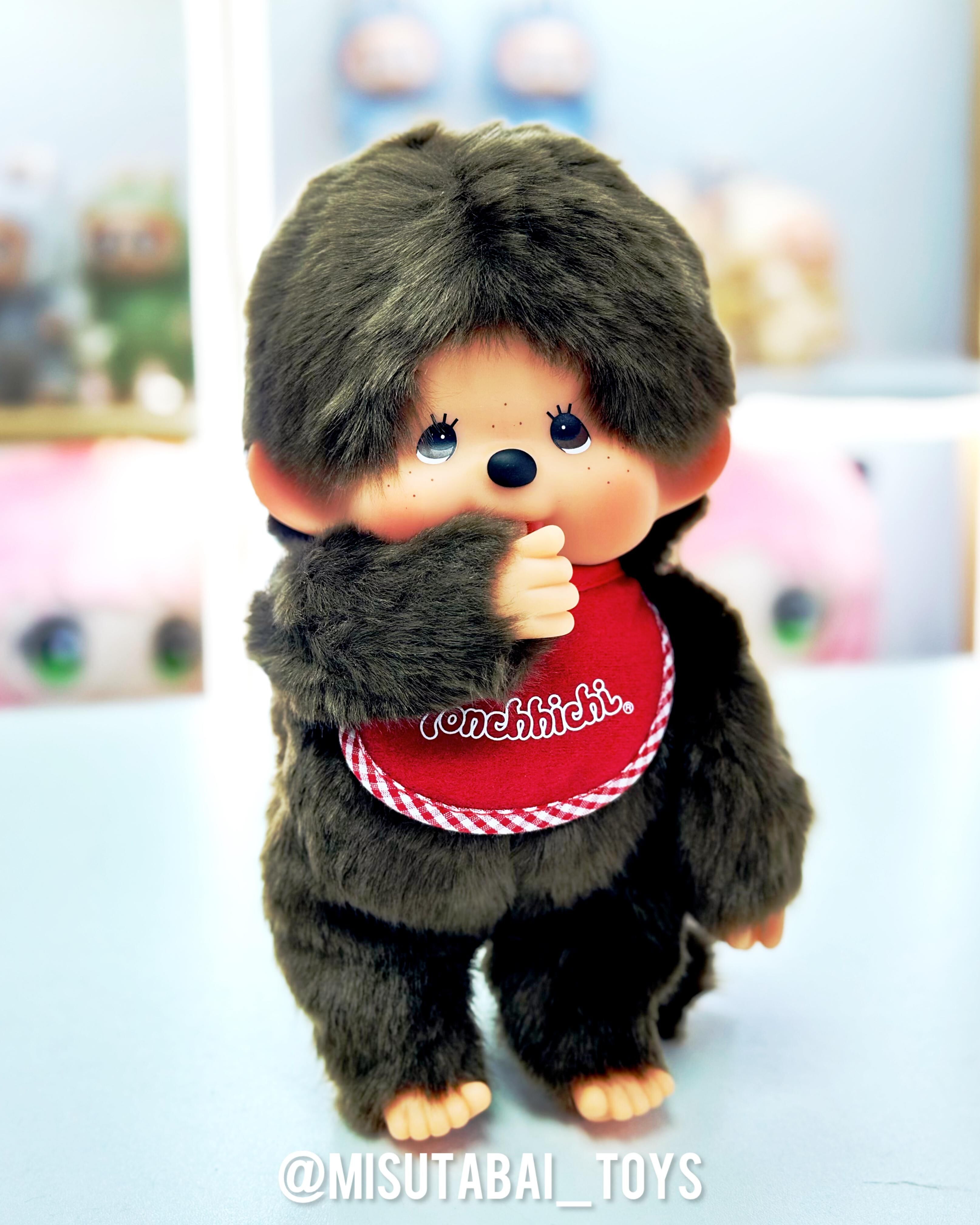 Monchhichi Premium Standard Boy's Plush Toy (M) Brown