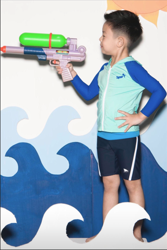 士林總會｜SARLEE】幼童萊卡遊泳連帽外套