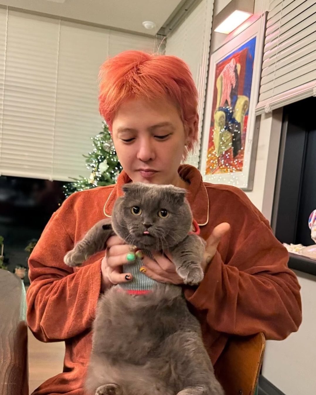 <超扯降價>Zo&friends Zoa G-Dragon GD 權志龍 毛茸茸 灰貓 吊飾